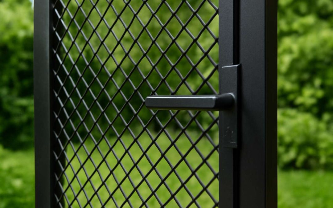 diamond mesh gate
