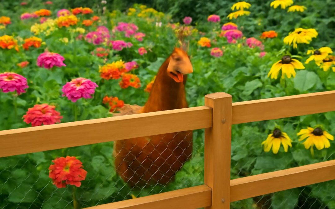 fencing to keep chickens out of garden