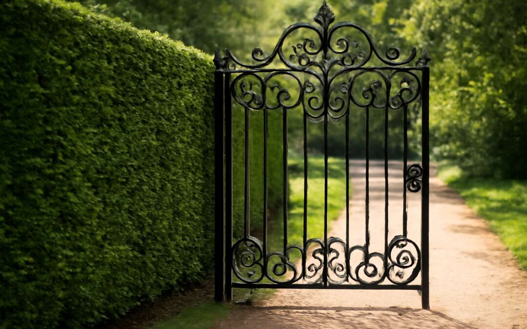 Boost curb appeal with fencing gates that blend security and style.