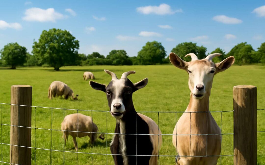 Smart fencing for goats and sheep: secure pastures and happy flocks