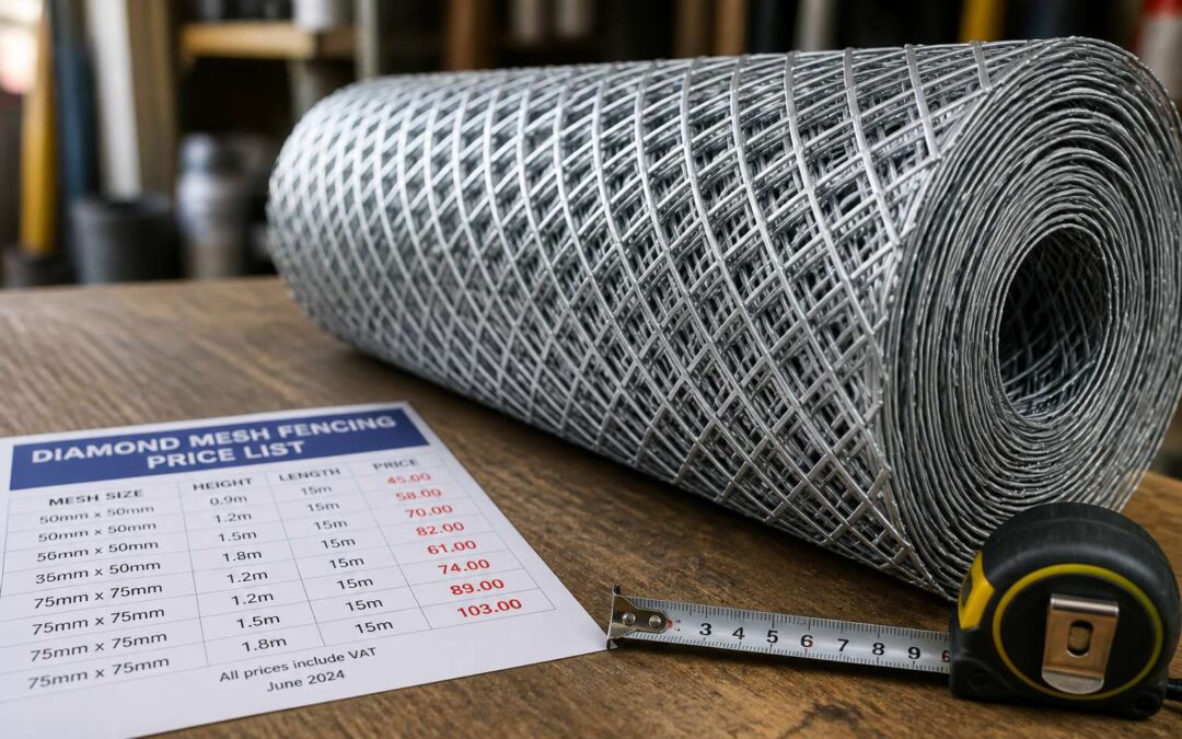 diamond mesh fencing price list