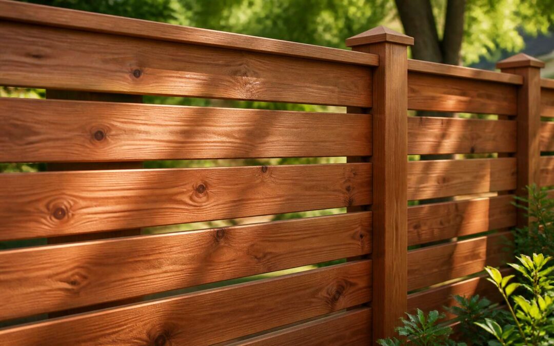 fencing with wood